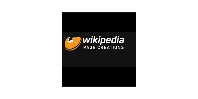 Wikipedia Page Creations