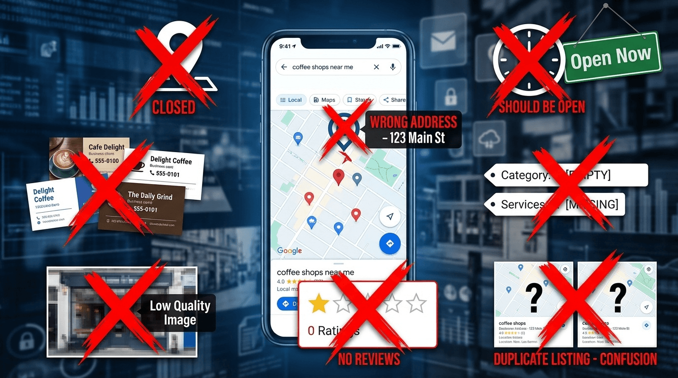 Business Listing Mistakes: 7 That Kill Your Local Rankings