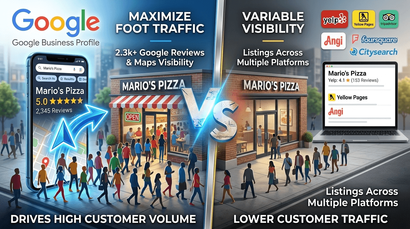 Google vs Business Directories: Which One Sends More Customers to Your Door