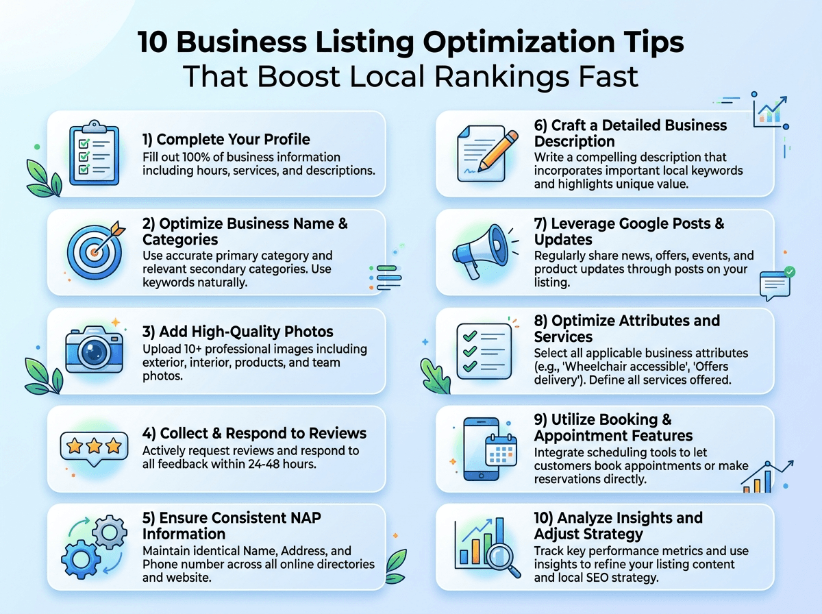 10 Business Listing Optimization Tips That Boost Local Rankings Fast