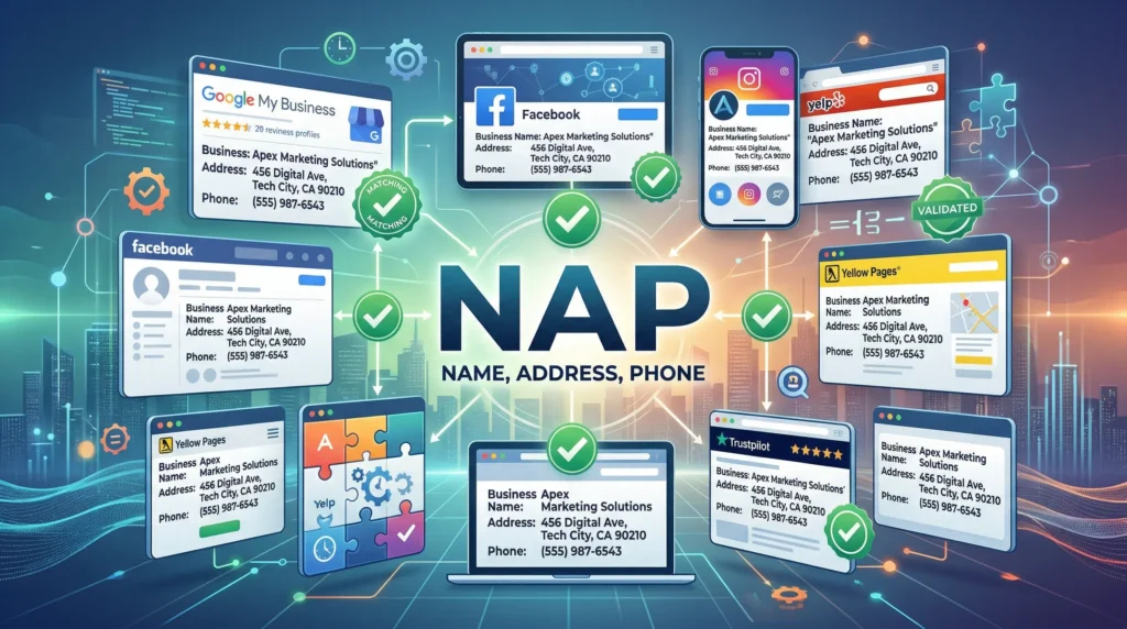 NAP Consistency Why Your Business Name, Address & Phone Must Match Everywhere