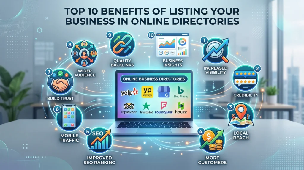 Top 10 Benefits of Listing Your Business in Online Directories