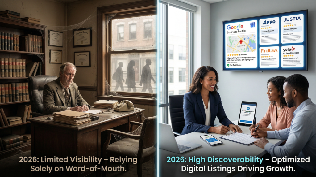 Why Every Lawyer Needs a Business Directory Listing in 2026