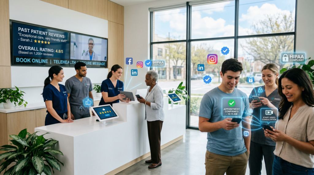 how medical clinics build trust online and attract more patients in 2026