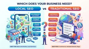 local seo vs traditional seo comparison