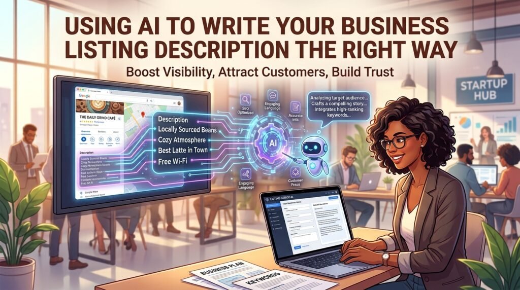 Using AI to Write Your Business Listing Description the Right Way